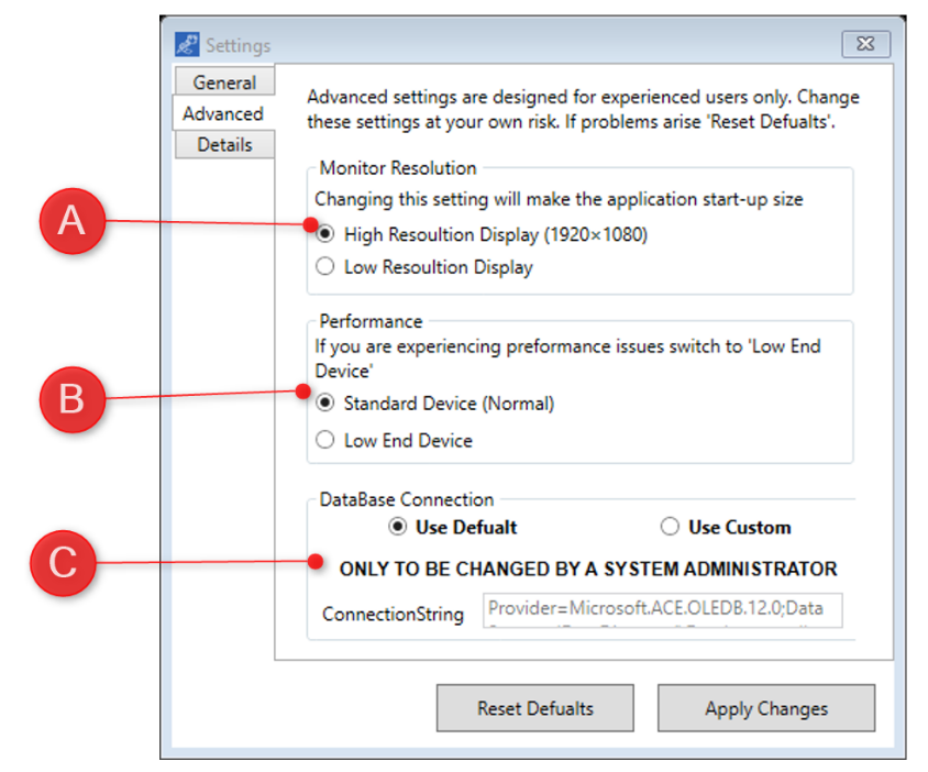 Settings Panel 2